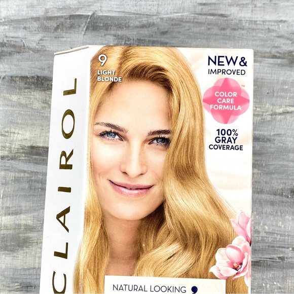 NWT Clairol Nice ‘n Easy 9 Light Blonde Permanent Hair Color Gray Coverage NIB - Picture 3 of 10